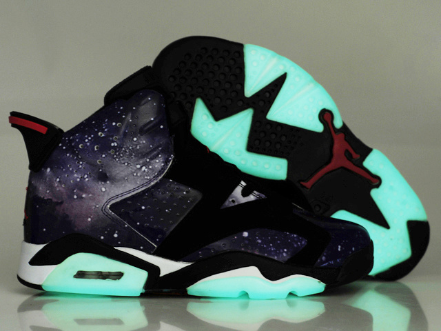 Air Jordan 6 Women Shoes Black/Green Online